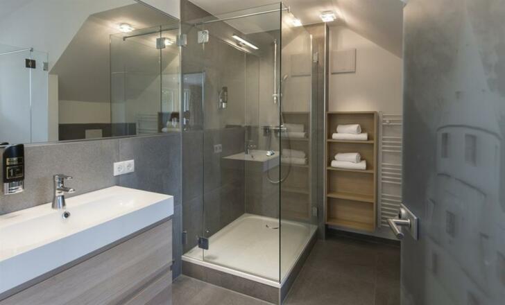 Badezimmer im Gasthof Badl