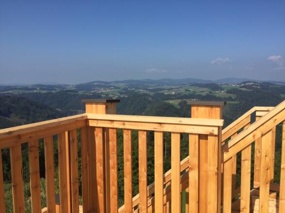 Panoramablick Burgstall