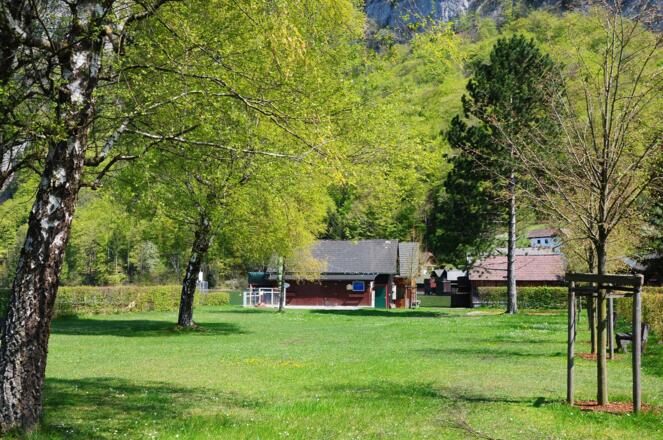 Erholungsfläche auf der rechten Seite