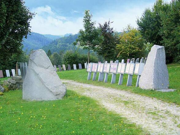 Erlebniswelt Granit Schautafeln