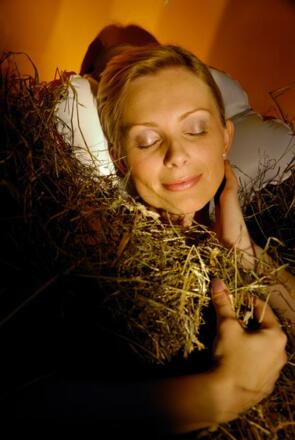 Heupackung in der Schwebewanne