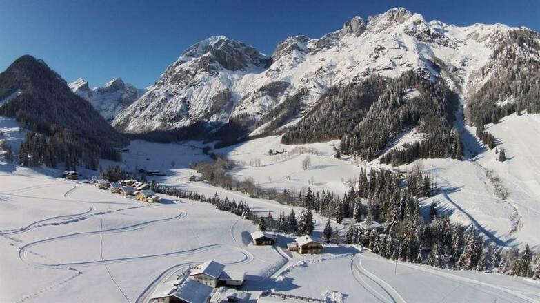 Aussicht auf das Tennengebirge