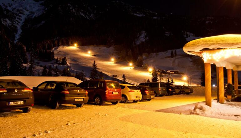 Flutlichtskifahren am Lammertallift