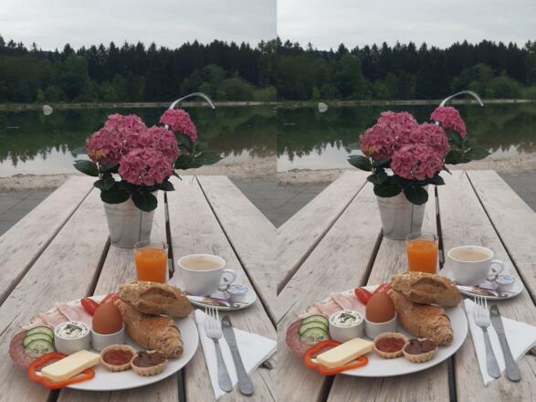 Früstück Buffet Badesee St. Konrad