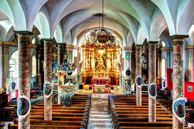 Pfarrkirche mit Fischerkanzel