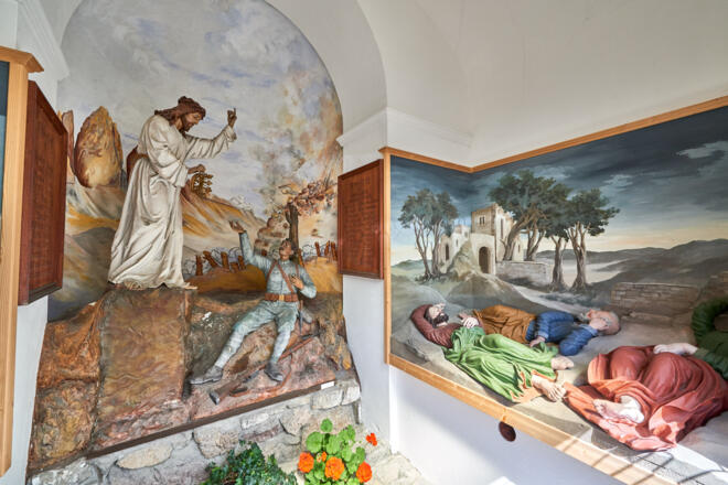 Kriegerdenkmal Pfarrkriche Nesselwängle