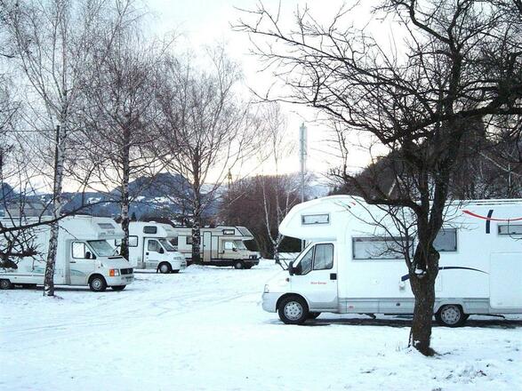 Camping-Winter