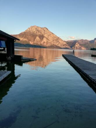 Klimbim Büffer Café am See Ausblick