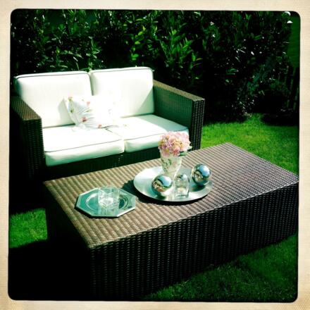 Foto sofa garten