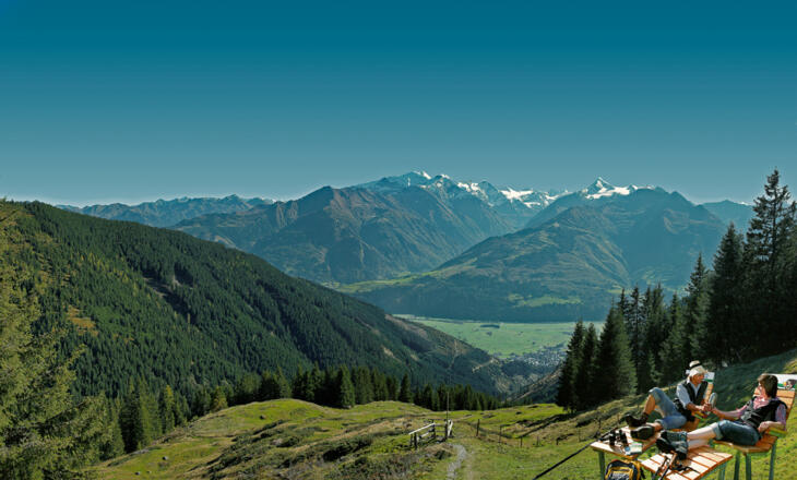 Ausblick von Pinzgauer Hütte