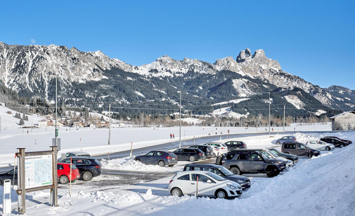 Parkplatz P3 in Tannheim