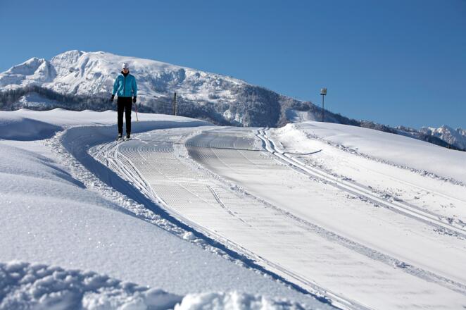 Langlaufen Loipe