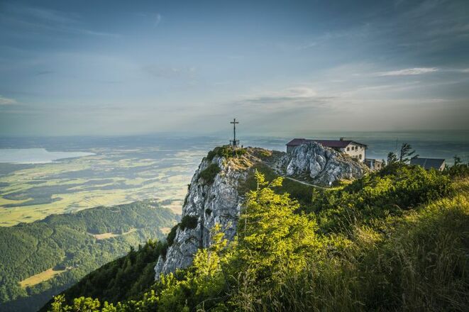 Panorama Bild Hochfelln mit Chiemsee klein für Internet