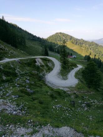 Abfahrt vom Straubinger Haus