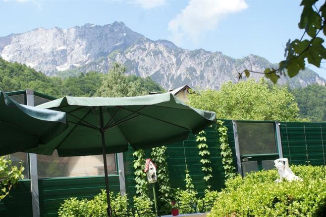 Blick auf Untersberg