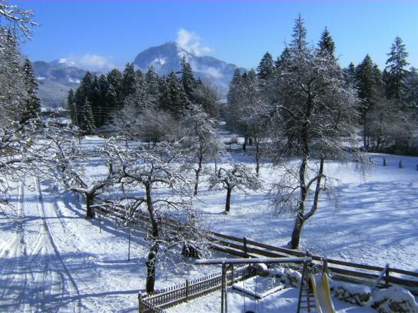 Winter Ausblick vom Apartment