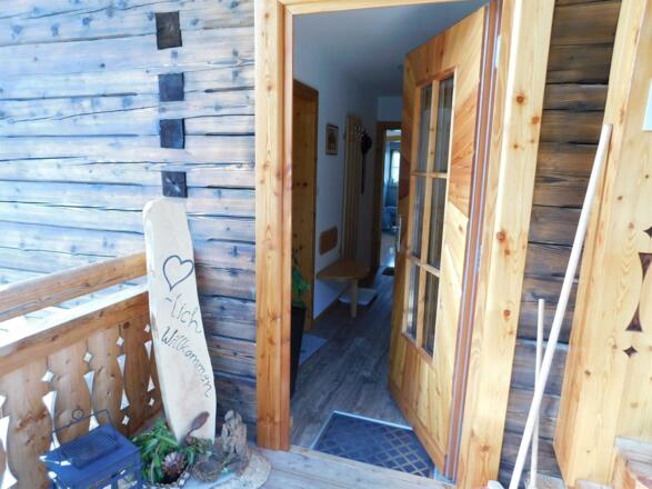 Eingang Ferienwohnung Bischofsmütze