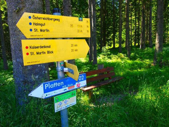 Wanderwege nicht weit von uns