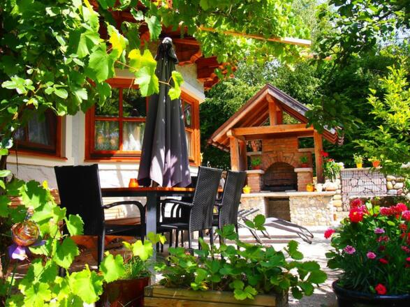 Sitzecke mit Griller