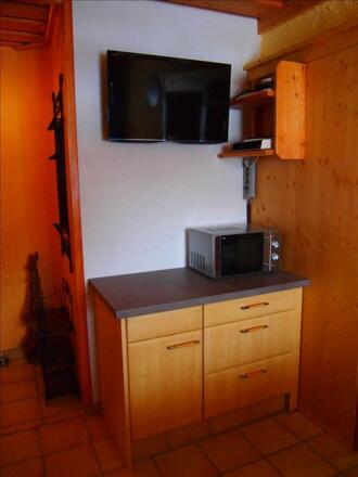 Appartment 1 TV und Mikrowelle