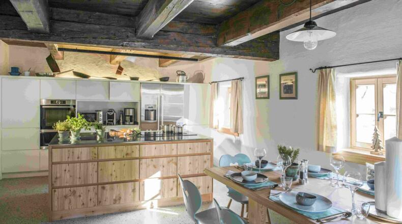 Die Bauernküche - Leib und Seele im Urlaub in Luno