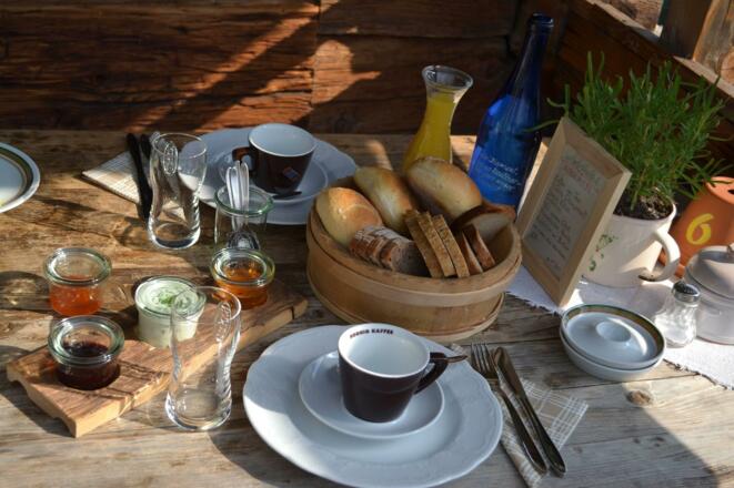 Böglalm Frühstück
