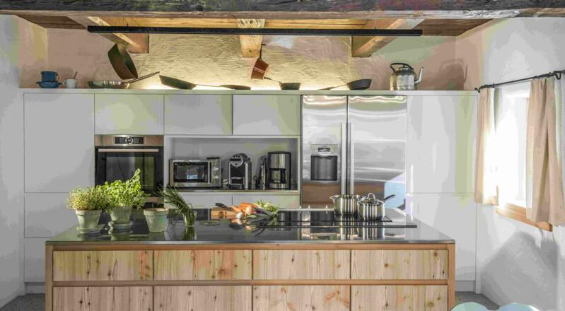 Die Bauernküche - voll ausgestattet in Ferienhaus