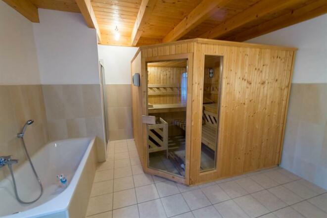 Badezimmer 1 mit sauna
