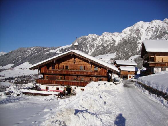 Alpenasthof Rossmoos im Winter