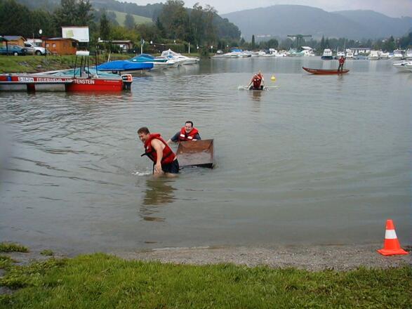 Badespaß in der Donau