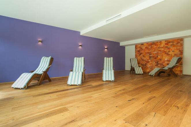 Ruheraum mit Salzwand