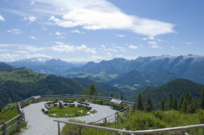 Aussichtsplattform am Trattberg