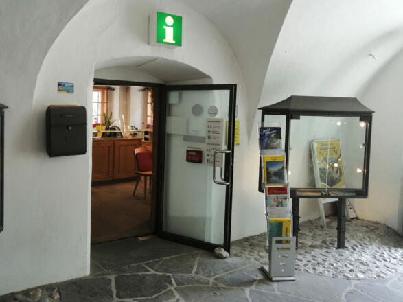 Eingang Tourismusbüro Bad Goisern