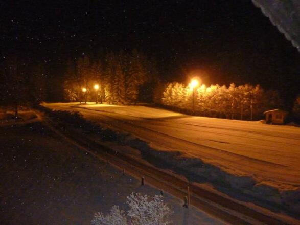 Flutlichtloipe direkt am Haus