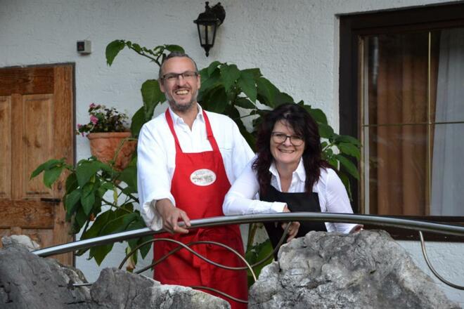 Maria und Roman Mailänder am Saiblingsteich