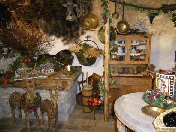 die alte Rauchküche im Erbhof Wildau im Lammertal