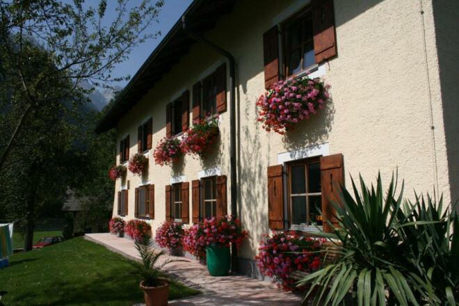 Steinerhof Blumen am Haus