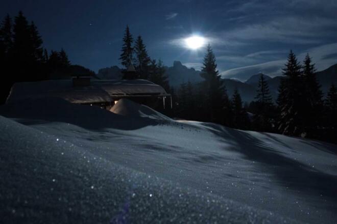 Vollmondstimmung - Januar im Lammertal