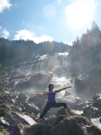 Yoga Energieplatz Grawa Wasserfall