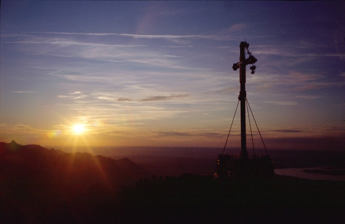 Sonnenuntergang Hochfelln