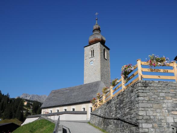 Lech, Katholische Pfarrkriche und alte Pfarrkirche Heiliger Nikolaus 2