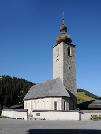 Lech, Katholische Pfarrkriche und alte Pfarrkirche Heiliger Nikolaus