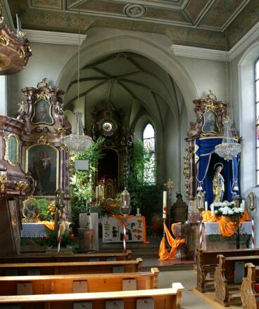 Raggal, Katholische Pfarrkirche Heiliger Nikolaus und Heiliger Theodul 2