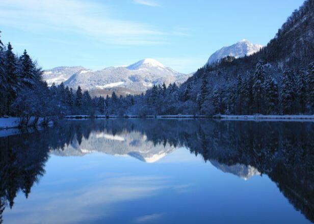 Bluntautal im Winter