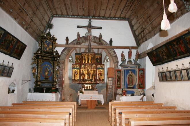 St. Agatha Bergknappenkapelle Innenansicht
