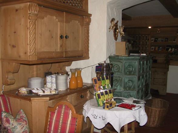 Nachmittagstee im Winter