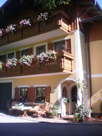 Westansicht mit Balkon der FeWo