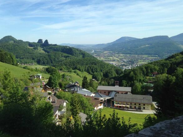 Blick auf das Salzbergwerk