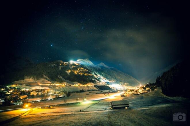 Pension Ladestatthof Winter - Blick nach Neustift