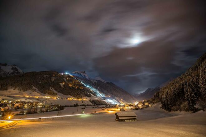 Pension Ladestatthof Ausblick im Winter